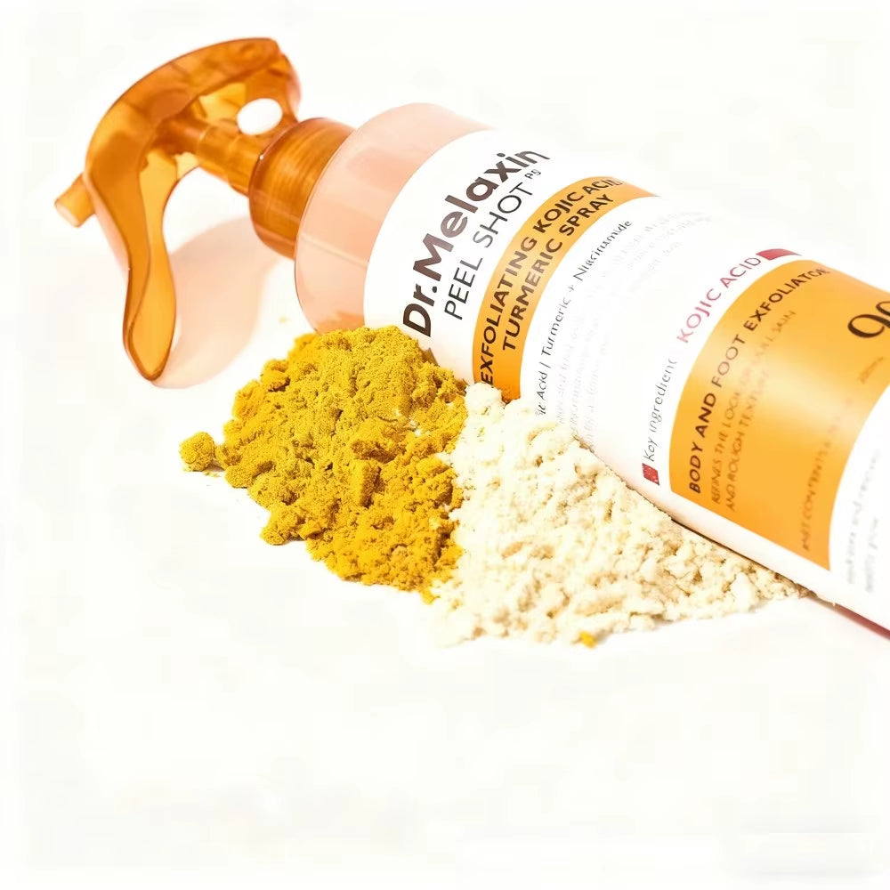 Dr. Melaxin Peel Shot Kojic Acid Turmeric Spray Curcumin Gentle Exfoliating Improve Dullness Moisturizing Nourishing Skin Care
